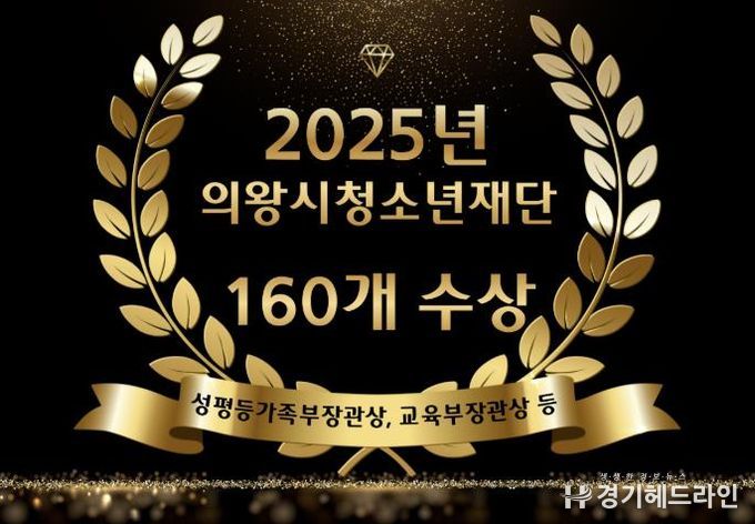 의왕시청소년재단, 2025년 수상 160건...청소년 정책 성과 입증