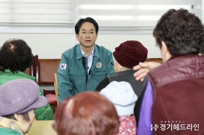 한파 대비 노인복지시설 현장 점검_율동경로당