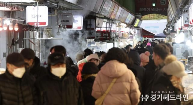 광명전통시장 전경