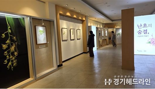 난초 세밀화 전시회'난초의 숨결, 세밀화에 머물다'를 개최
