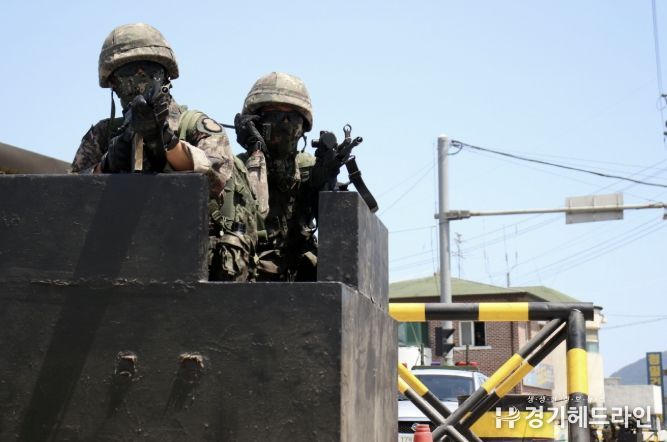 8기동사단 2025 대침투종합훈련 사전예고 홍보 사진