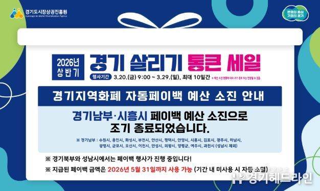 경상원, ‘경기 살리기 통큰 세일’ 5일 만에 일부 지역 성황리 조기 소진