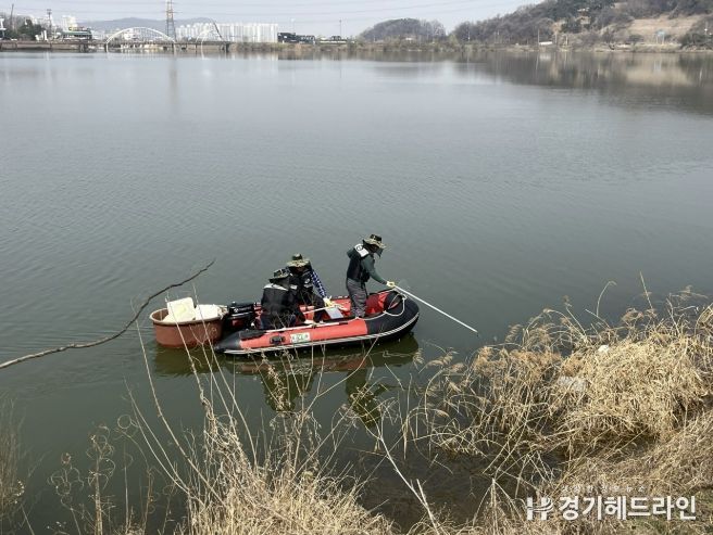 시흥시 물왕호수 벚꽃 만개 앞두고 봄맞이 환경정비 완료