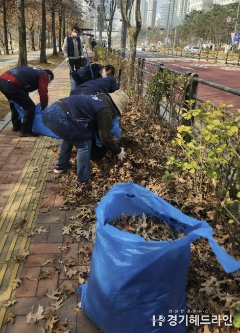 수원시 영통구 광교2동, 호우대비 대청소 실시