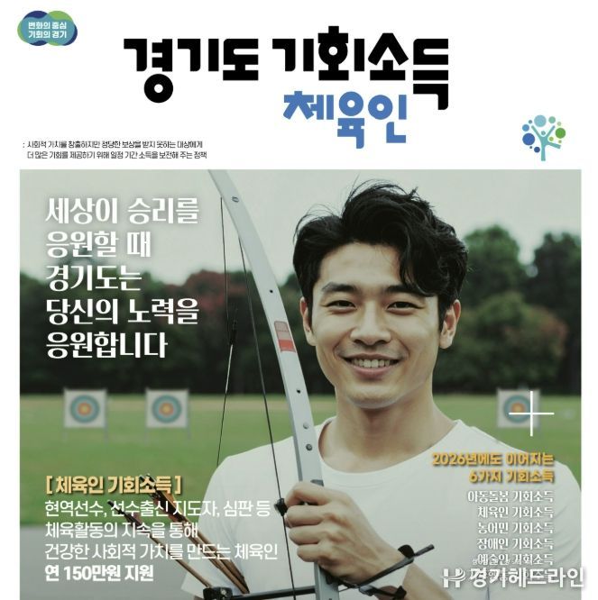 동두천시 체육인 기회소득 3월 30일부터 접수 시작!