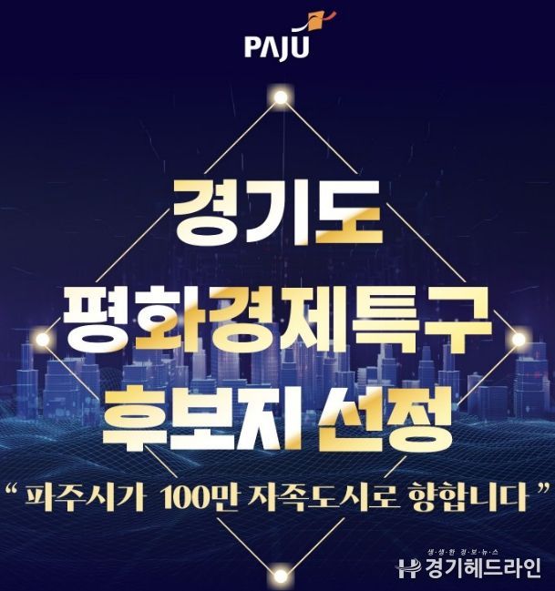 파주시, 경기도 평화경제특구 후보지 선정 쾌거